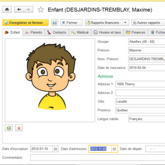 MaGarderie Plus - Logiciel pour les garderies et les CPE screenshot2