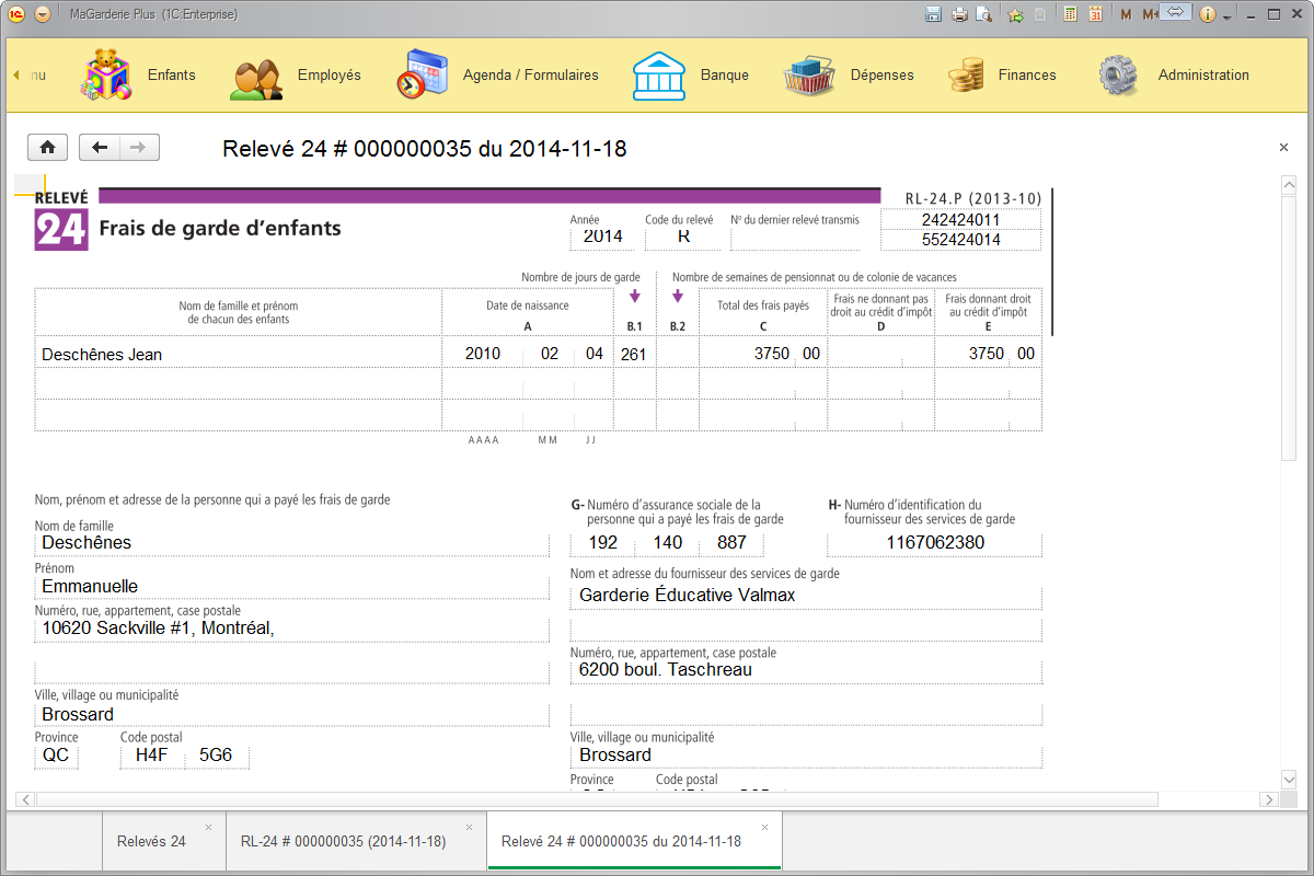 MaGarderie Plus - logiciel pour les garderies, les CPE et les bureaux coordonnateurs
