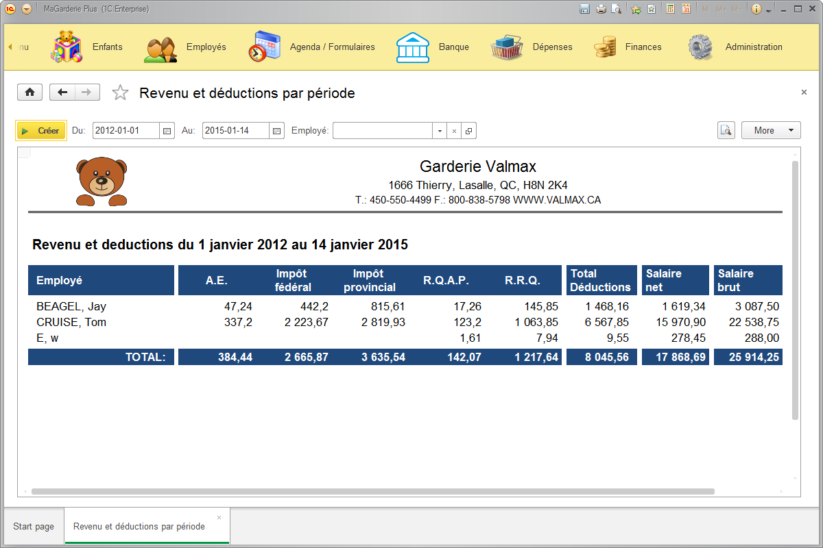 MaGarderie Plus - logiciel pour les garderies, les CPE et les bureaux coordonnateurs