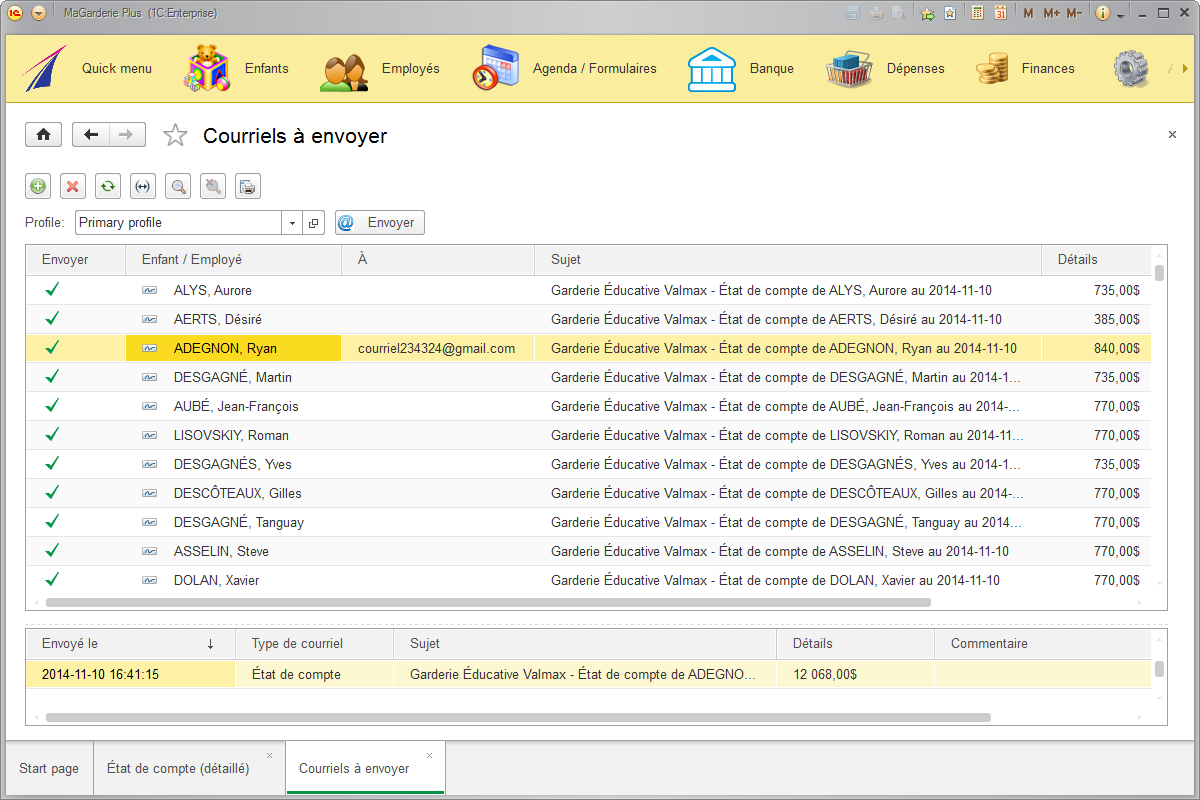 MaGarderie Plus - logiciel pour les garderies, les CPE et les bureaux coordonnateurs