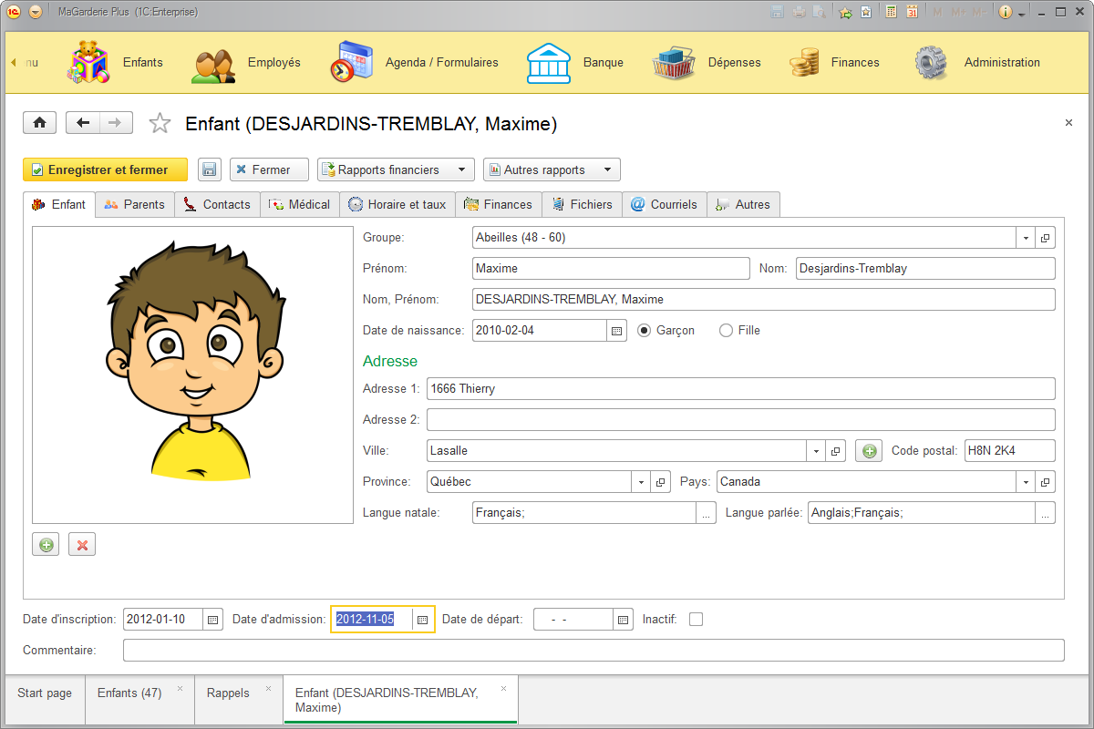 MaGarderie Plus - logiciel pour les garderies, les CPE et les bureaux coordonnateurs