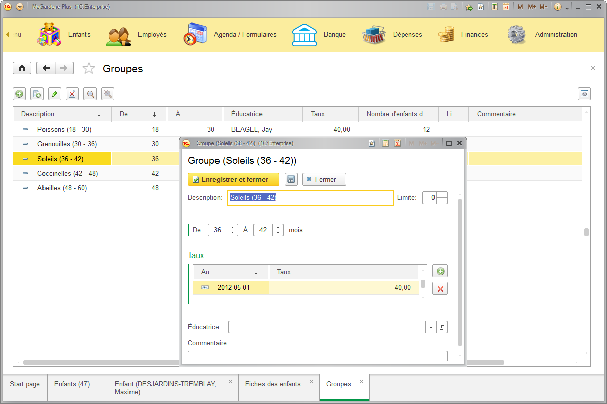 MaGarderie Plus - logiciel pour les garderies, les CPE et les bureaux coordonnateurs