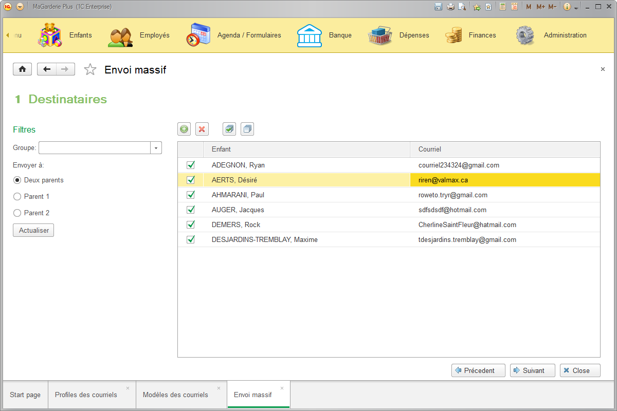 MaGarderie Plus - logiciel pour les garderies, les CPE et les bureaux coordonnateurs