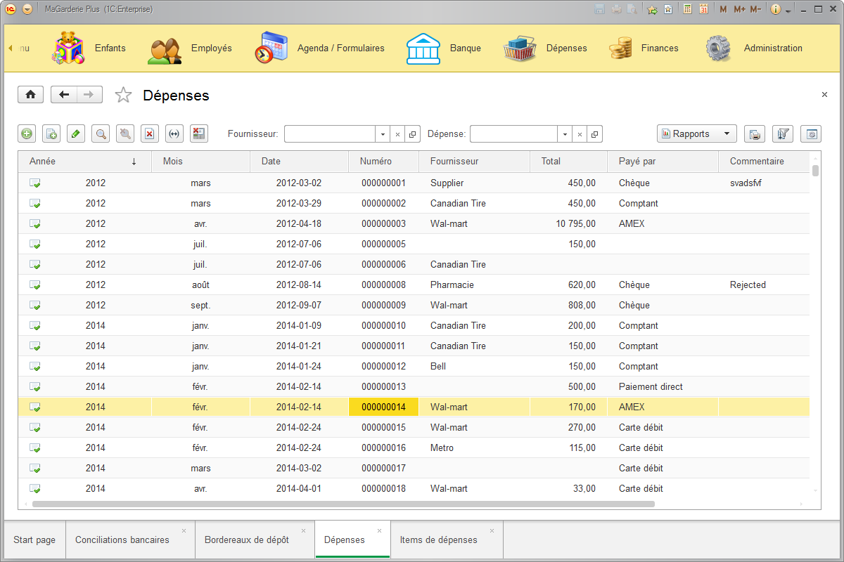 MaGarderie Plus - logiciel pour les garderies, les CPE et les bureaux coordonnateurs