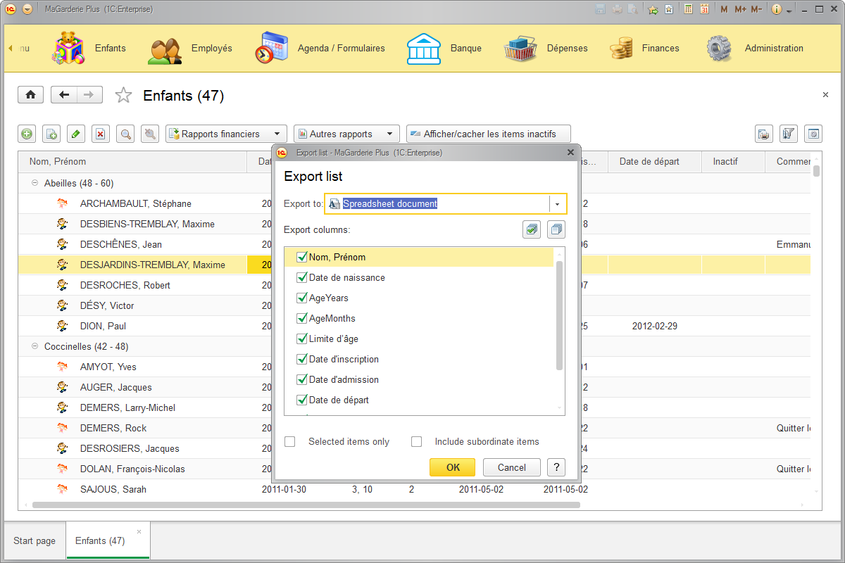 MaGarderie Plus - logiciel pour les garderies, les CPE et les bureaux coordonnateurs