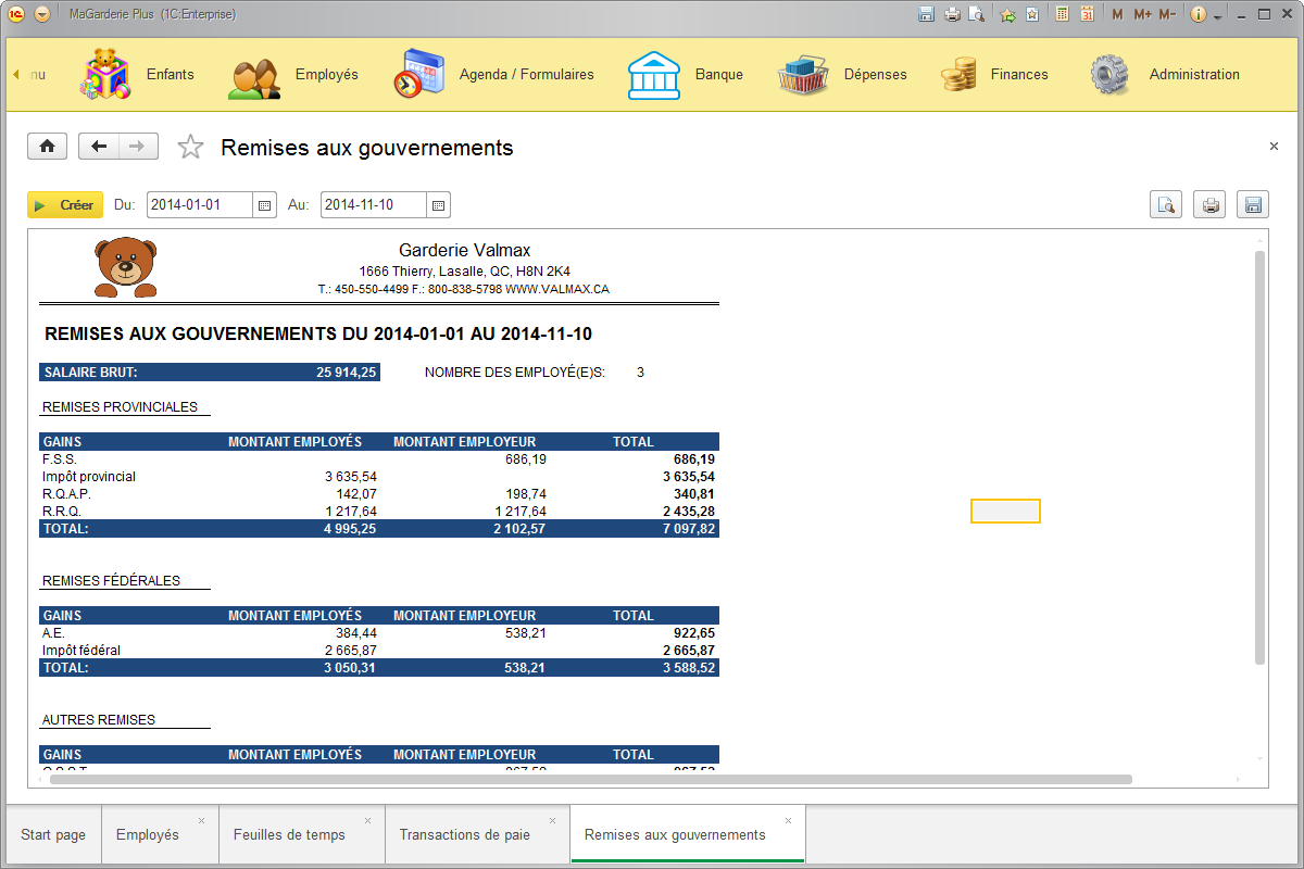 MaGarderie Plus - logiciel pour les garderies, les CPE et les bureaux coordonnateurs